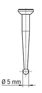 Прямой наконечник с шариком Ø5 мм CENTRO HAIMER